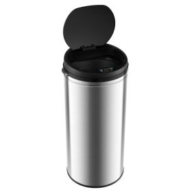 8-Gallon Stainless Steel Motion Sensor Trash Can