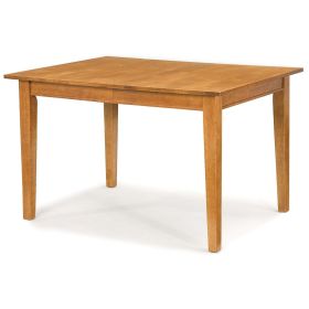 Extendable Dining Table in Cottage Oak Finish