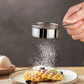 Hand-held Shaking Sieve, Stainless Steel Baking Sieve