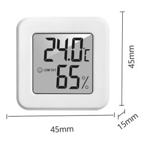 White Mini Electronic Temperature and Humidity Meter