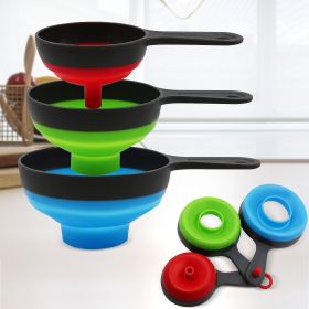 Silicone Collapsible Funnel Set Of 3