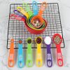 Set 12 Pieces Plastic Measuring Cup Measuring Spoon Set