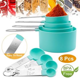 Plastic Measuring Spoons Teaspoon Tablespoon Set