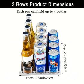 Soda Can Dispenser, Refrigerator Bottle Can Organizer