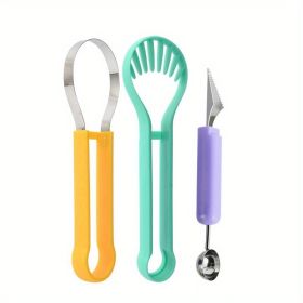 Kitchen Fruit Carving Knife Set Of Stainless Digging Spoons