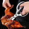 Stainless Steel Kitchen Scissors with Aluminum Alloy Handle