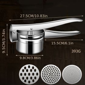 Stainless Steel Manual Juicer; Household Lemon Squeezer