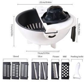 9 In 1 Multi-function Vegetable Cutting/Shredding Machine