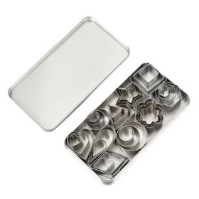 30pcs Mini Cookie Cutter Mold; Biscuit Mold; Fruit Cutting Mold