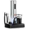 6-in-1 Electric Wine Bottle Opener Set w/ Foil Cutter