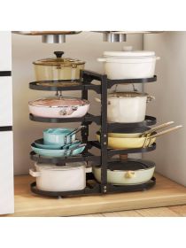 8 Tier Adjustable Pots & Pans Lid Organizer Rack Holder