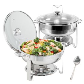 VEVOR 2-Pack Round Chafing Dish Set
