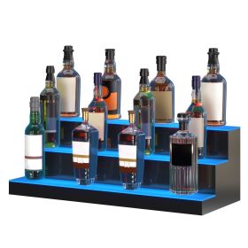 VEVOR LED Lighted Liquor Bottle Display Shelf