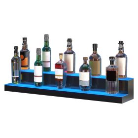 VEVOR LED Lighted Liquor Bottle Display Bar Shelf