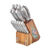 Pioneer Signature 14Pcs Stainless Steel Knife Block Set