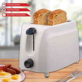 Brentwood Cool Touch 2-Slice Toaster, White