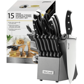 McCook 15-Piece Kitchen Knife Set