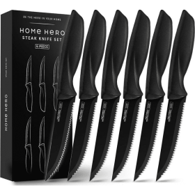 Home Hero- Serrated Kitchen Steak Knives Set