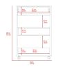 Dering Kitchen Cart W/ Caster White & Dark Walnut