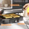 HOMCOM 4 Slice Panini Press Grill