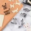 Stainless Steel Animal Cookie Cutters, Kitten Molds