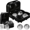 1pc 4 Skull Silicone Ice Ball Tray Mold