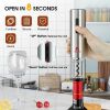 6-in-1 Electric Wine Bottle Opener Set w/ Foil Cutter