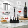 6-in-1 Electric Wine Bottle Opener Set w/ Foil Cutter