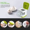 Garlic Press Stainless Steel Crusher & Slicer