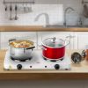 Double Electric Burner Portable Dual Counter Stove