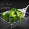 Stainless Steel Slotted Spoons; Skimmer Slotted Spoon