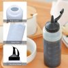 Plastic Squeeze Condiment Bottles 12oz W/ Twist On Cap