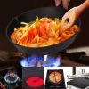 3Pcs Pre-Seasoned Cast Iron Skillet Set 6/8/10in
