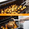 3Pcs Stainless Steel Locking Food Tongs W/ Silicon Tips