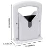 Stainless Steel Bagel Guillotine Slicer W/ Safety Handle