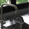 Automatic Glass Rinser  Attachment For Kitchen Sink