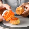 12pc Set Silicone Baking Cups Reusable Cupcake Liners