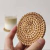 Rattan Coasters;  Table Decor