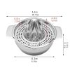 Stainless Steel Citrus Squeezer; Juicer w/ Bowl