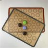 Non-stick Silicone Baking Mats w/ Macaron Cookie Template