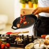 Pre-Seasoned Cast Iron Skillet Heat-Resistant Holder