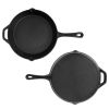 Pre-Seasoned Cast Iron Skillet Heat-Resistant Holder