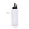 Plastic Squeeze Condiment Bottles 12oz W/ Twist On Cap