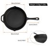 Pre-Seasoned Cast Iron Skillet Heat-Resistant Holder