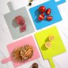 Assortment Chopping Board W/ Handle 4pcs Color Box W/ Base