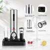 6-in-1 Electric Wine Bottle Opener Set w/ Foil Cutter
