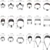 30pcs Mini Cookie Cutter Mold; Biscuit Mold; Fruit Cutting Mold