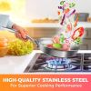 Tri-Ply Clad 8" Stainless Steel Fry Pan