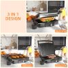 HOMCOM 4 Slice Panini Press Grill