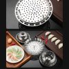 Foldable Steaming Tray; Retractable Steaming Rack